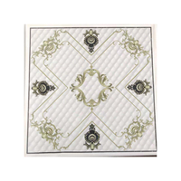 Faux panneaux de plafond en Pvc, imperméable, moderne, européen, Simple, Pop, personnalisé, Photo, estampage à chaud, pour le hall
