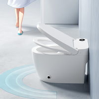 Toilette intelligente électronique en gros OEM/ODM, toilette intelligente multifonctionnelle à télécommande, toilette intelligente monobloc de luxe pour hôtel de luxe