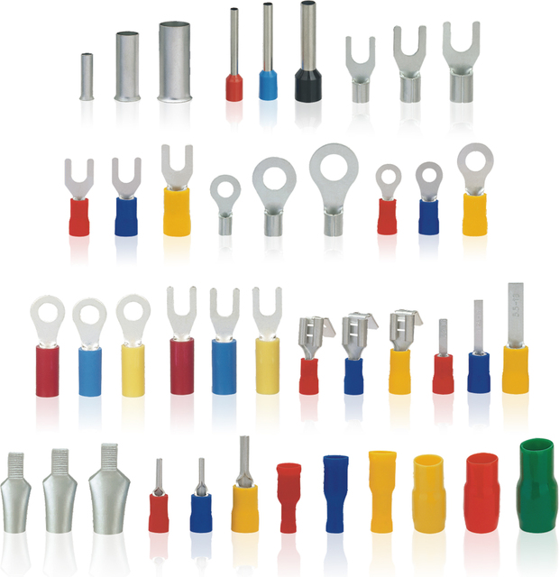 Low Voltage Electric Wire Terminal Connectors Copper Insulated Cable Lug Crimp Terminal Lugs