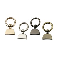 Cincin kunci mobil, gantungan kawat, aksesoris bagasi, cincin pegas dekoratif, terbuat dari paduan seng 19mm, mewah, dengan pengait pegas.