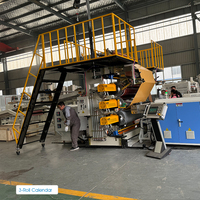 Ligne de production de feuilles de marbre artificiel PVC PE Sino-holyson HJSZ, machine automatique PLC pour la fabrication de feuilles de marbre UV