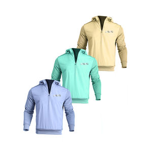 Garantie de qualité 100% Polyester tricoté tissé veste respirant cyclisme piste veste à manches longues chemise - Product Image 4