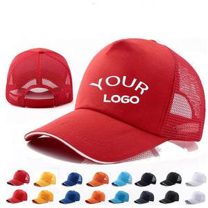 Casquette de baseball promotionnelle personnalisable à 5 panneaux avec logo, dos en maille, design de patch tendance en mousse, vierge - Product Image 1