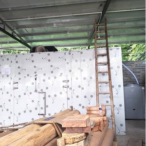 AHEU Veneer Dryer Wood <b>Drying</b> <b>Equipment</b> For Plywood Production Energy Saving PLC Control - Product Image 3