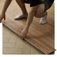Meistverkaufter SPC PVC Innen-Vinylboden Chinesische Fabrik Bestseller Holzmaserung Kunststoffboden Klick-Installation Klebstoff für Büros