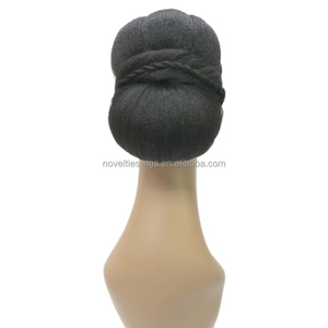 Novedades en Extensiones de Cabello Sintético, <span class=keywords><strong>Moño</strong></span> Tipo Domo, Chignon <span class=keywords><strong>Largo</strong></span>, Extensiones de Cabello <span class=keywords><strong>con</strong></span> Cordón, Chignon Tipo <span class=keywords><strong>Donut</strong></span>, Yaki Kinky, Accesorios para Pelucas <span class=keywords><strong>con</strong></span> Clip - Product Image 3
