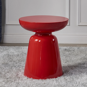 <span class=keywords><strong>Table</strong></span> <span class=keywords><strong>basse</strong></span> en forme de soucoupe volante suspendue en fibre de verre personnalisée, style français, <span class=keywords><strong>table</strong></span> ronde minimaliste pour salon - Product Image 4