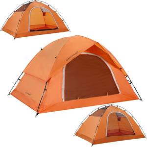 Carpa de Camping Automática Bestnature para 3-4 Personas, Doble Capa, Verde, para Exteriores, Cuatro Estaciones, Impermeable 1000mm - Product Image 5