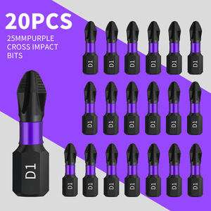 Guest Quality Impact Screwdriver Bit 25mm 1 Inch Ph2 1/4 Hex Shank Black Oxide S2 Steel - Product Image 5