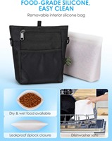 Pochette pour friandises pour chien à poche avant, tissu Oxford, écologique, étanche IP67, fermeture magnétique, clicker d'entraînement, tendance