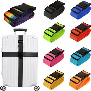 Organizador de viaje portátil Correas de equipaje Correa de cinturón de equipaje de nylon de viaje ajustable personalizada - Product Image 1