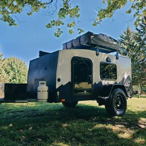 Standar Australia berkemah ringan camper trailer motorhome karavan dengan kamar mandi dapur pembangkit listrik