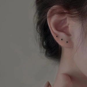 S925 aguja de plata pendientes de diamantes de imitación circón exquisito pequeño sueño de <span class=keywords><strong>uñas</strong></span> de oreja sin recoger pendientes de oreja - Product Image 4