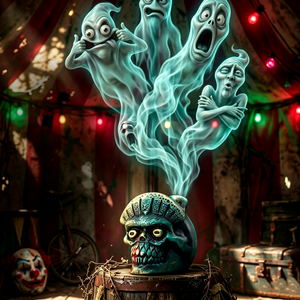 Silbato de la Muerte Azteca, Silbato de Cerámica con Forma de Calavera, Silbato Antiguo Mayalés con Sonido de Esqueleto para Decoración de Fiestas de Halloween y Cosplay - Product Image 5