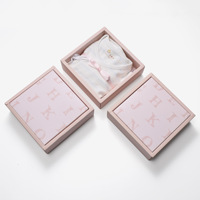 Savon artisanal au thé et aux fleurs, avec couvercle, en forme de nougat, coffret cadeau créatif haut de gamme avec foulard en soie carré blanc laminé