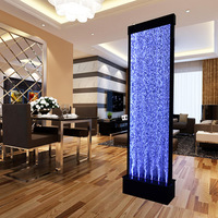 Décoration intérieure : Mur d'eau moderne et minimaliste pour entrée, cascade murale, mur à bulles pour hôtels et restaurants, aquarium mural