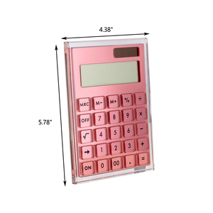 Calcolatrice Elettronica Scientifica Digitale a 12 Cifre in Acrilico Huisen per Ufficio - Product Image 2