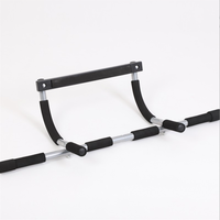Barre de traction pour cadre de porte, antidérapante, durable, barre horizontale simple pour entraînement, équipement de fitness portable pour la maison, entraînement des muscles du haut du corps