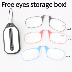 <strong>Portable</strong> Slim TR90 Lightweight Clip Mini Folding <strong>Reading</strong> <strong>Glasses</strong> Unisex Eye Protection - Product Image 2