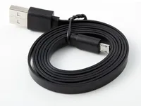 Haute qualité 3A charge rapide plat USB Micro-USB câble 5V PVC veste tresse blindage pour téléphones mobiles ordinateurs écouteurs