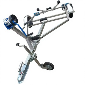 <span class=keywords><strong>Remorque</strong></span> de <span class=keywords><strong>bateau</strong></span> galvanisée de qualité supérieure pour navires de 15 à 18 pieds-Équipement de transport maritime haut de gamme résistant à la corrosion - Product Image 1