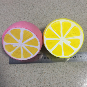 10CM Simulation Fruit Lemon PU Soft Squishy <b>Ball</b> Adults Kids Decompression <b>Squeeze</b> Toys Slow Rebound Sensory Fidget Toy Gift - Product Image 6