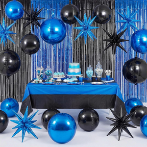 <span class=keywords><strong>Globos</strong></span> 4D Azules y Negros <span class=keywords><strong>de</strong></span> 22 Pulgadas con Flecos Metálicos <span class=keywords><strong>de</strong></span> Lentejuelas <span class=keywords><strong>para</strong></span> Decoración <span class=keywords><strong>de</strong></span> Fondo en <span class=keywords><strong>Cumpleaños</strong></span>, Aniversarios y Bodas <span class=keywords><strong>para</strong></span> Hombres - Product Image 3
