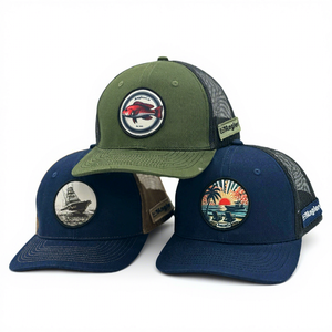Gorra Trucker Estilo Richardson 112, OEM de Alta Calidad, Personalizada, de 6 Paneles, con Visera Precurvada, Parche Bordado con Logotipo, Malla en Blanco, Cierre a Presión - Product Image 4