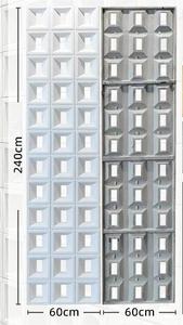 Hiện đại trong nhà/ngoài trời không thấm nước chống cháy 3D <span class=keywords><strong>Hollow</strong></span> lưới Faux tường đá Bảng điều chỉnh PU tấm Tường bọt đá nhân tạo - Product Image 6