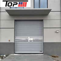 Porte de garage à enroulement insonorisée et isolée pour usage résidentiel et commercial