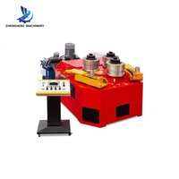 Máquina Curvadora de Perfiles Hidráulica de Tres Rodillos ZHENGHENG W24S CNC para Acero Inoxidable, Aluminio, Tubos y Vigas H