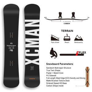 Ensemble de snowboard pour adulte, snowboard/fixations/bottes ML-YS 01, snowboard ML-YS 01 - Product Image 2