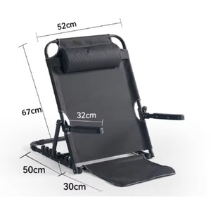 Heavy Duty 600D High Back Moon Chair Fishing Picnic Travel Reclining Seat Nap Metal Folding Chair - Product Image 1