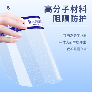 Chen Kang Medical Isolation Face <b>Shield</b> Transparent Anti-Fog Disposable <b>Protective</b> Visor For Cooking Splash Protection - Product Image 2