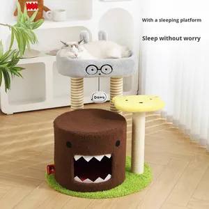 ที่ลับเล็บแมวแบบติดผนัง ฮูเปต ทามะคุง ร่วมกับการ์ตูน  วัสดุไม้ไฟเบอร์ ประหยัดพื้นที่ เหมาะสำหรับพื้นที่ขนาดเล็ก <span class=keywords><strong>พ</strong></span>ร้อมโครงปีนป่าย - Product Image 3