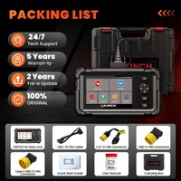 Herramientas de Diagnóstico para Todos los Sistemas de Camiones de Carga Pesada LAUNCH CRP129 HD Elite 2024 con 7 Servicios de Aceite, Velocidad e Inyector, Escáner OBD2 Crp129hd