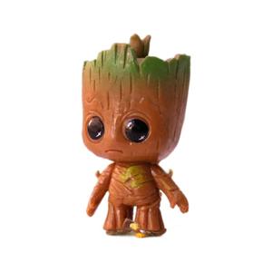 PVC dibujos animados <span class=keywords><strong>Groot</strong></span> 4 unids/set dibujos animados paisaje árbol hombre decoración monstruo Anime figura - Product Image 5