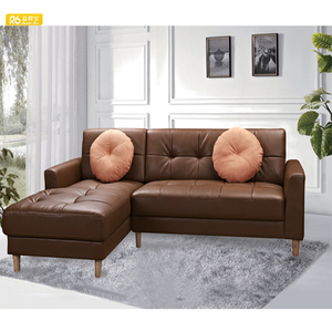 Nội thất hiện đại <span class=keywords><strong>Chaise</strong></span> longue và <span class=keywords><strong>Sofa</strong></span> da hình chữ L nhỏ hiện đại tăng cường thẩm mỹ nhà theo phong cách Trung Quốc - Product Image 3