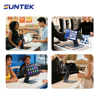 Système de point de vente (PDV) basé sur le cloud Suntek, facile à utiliser, compatible Android/Linux/Windows, avec imprimante thermique NFC, pour restaurants, hôpitaux, bars