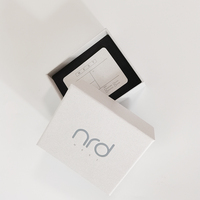 Boîte d'emballage en papier cadeau 2 pièces avec couvercle et base de type personnalisé en gros avec insertion EVA