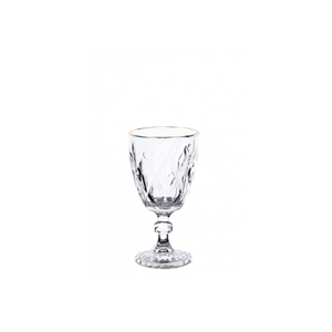 Juego de 6 copas de vino Kreaty Gold Glass - Product Image 1