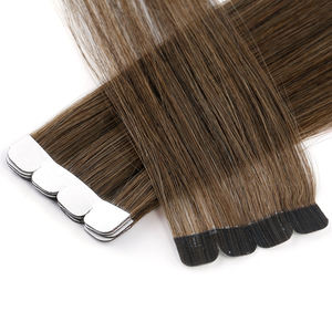 Extensiones de Cabello Adhesivas KSWIGS de Alta Calidad, de 12 a 28 Pulgadas, Cabello Humano Virgen Chino Remy de Doble Trama, Tipo M Invisible - Product Image 3