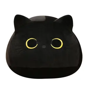 40cm sevimli yavru peluş dolması sevimli hayvan yumuşak bebek oyuncakları kawaii siyah yuvarlak yavru peluş oyuncak yumuşak ve sıcak kitty şeyler oyuncaklar