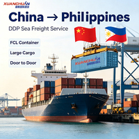 Agent maritime DDP Chine-Philippines, transitaire LCL+Express pour fret en carton, marque XuanChuan, livraison en 15-18 jours
