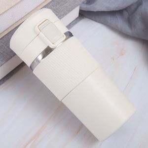 New Arrival Hot Sale 400ml Stainless Steel Vacuum Tumbler Home Office Travel <b>Mug</b> Silicone Sleeve Thermal Insulation Hot - Product Image 2