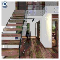 Offre Spéciale : Garde-corps en Verre Trempé pour Escalier Droit – Idéal pour Projets de Rénovation Intérieure de Maisons Modernes