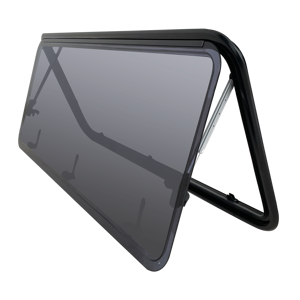 Fabricant vente directe accessoires RV charnière supérieure fenêtre de caravane fenêtre de poussée latérale - Product Image 1