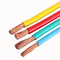 Cable Eléctrico Flexible de Cobre de un Solo Núcleo H07V-U H07V-K H07V-R 450/750V 2.5mm² 4mm² 6mm² 10mm² 16mm² con Aislamiento de PVC