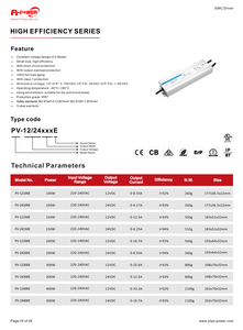 CB/CE/RoHS/SAA IP67 Waterproof 400W High Efficiency <b>LED</b> Strip <b>Driver</b> Advertising Light Box Power Supply 220-240V AC-DC 12V <b>24V</b> - Product Image 5
