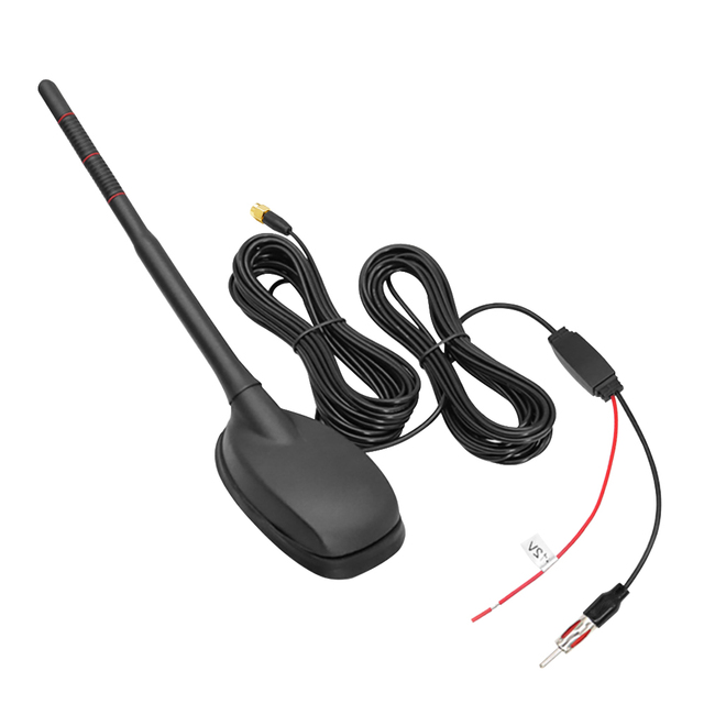 Portable Digital TV CB Radio Antenna Indoor Outdoor Car AM FM Male/DIN Connector DAB Antenna